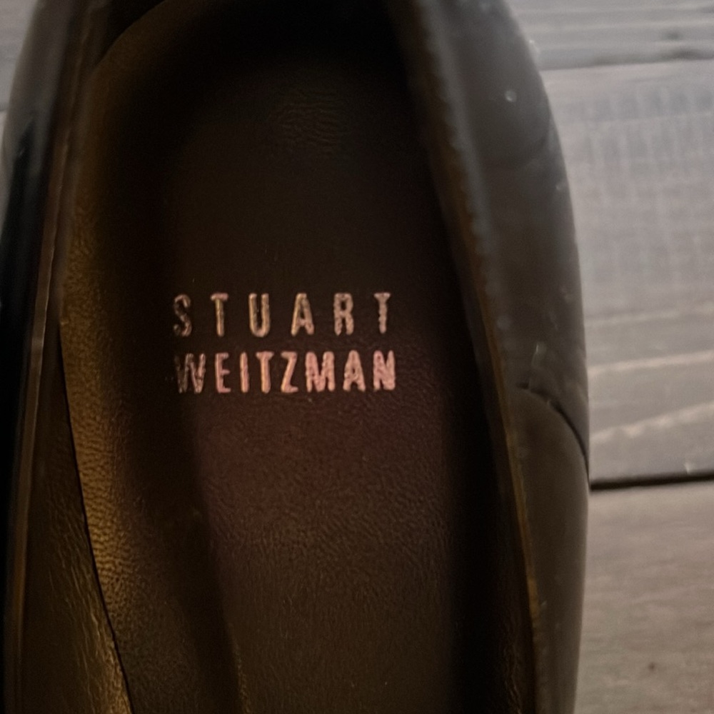 EUC Stuart Weitzman black patent leather pumps sz 7 - Picture 7 of 7